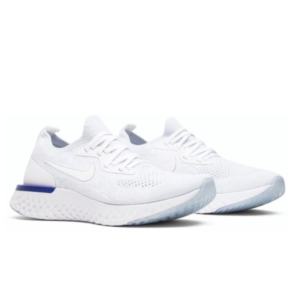 Womens Nike Epic React | Size 7.5 | White and Blue